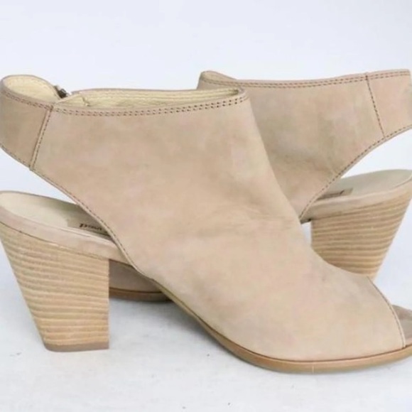 Paul Green open toe beige booties - Picture 4 of 9